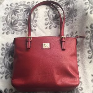 Anne Klein Red Handbag